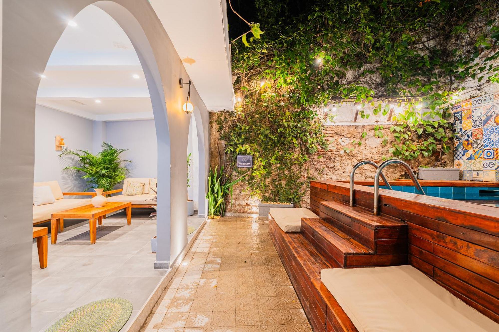 Casa Del Pozo Boutique House Hostel Cartagena ภายนอก รูปภาพ