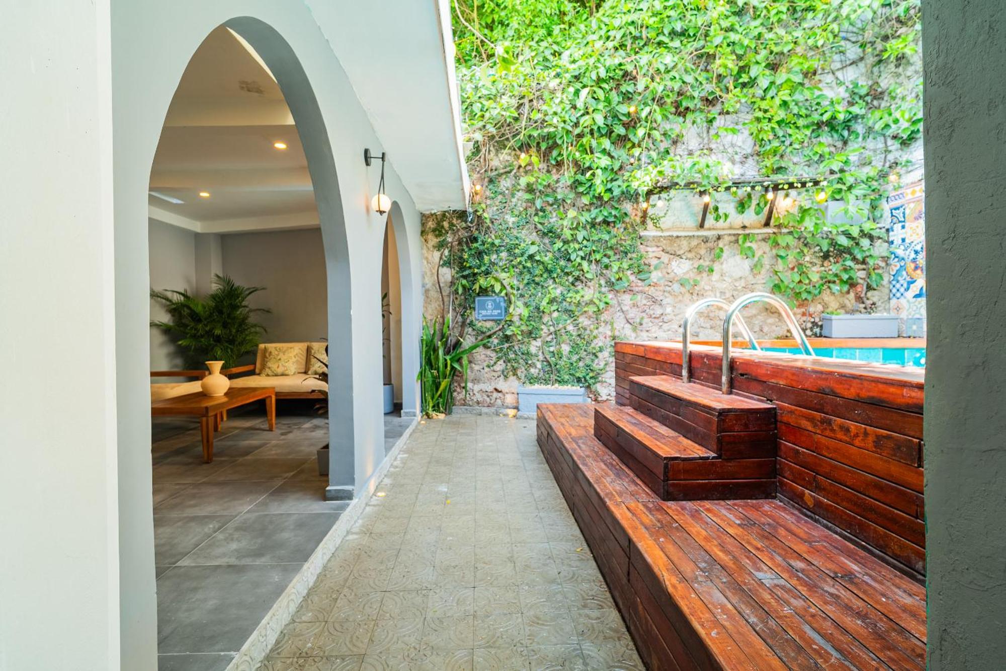 Casa Del Pozo Boutique House Hostel Cartagena ภายนอก รูปภาพ